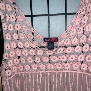 Say What? Tops - Cute pink tank Say What? Tops - Cute pink tank